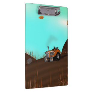 Porte-bloc Tracteur agricole vintage