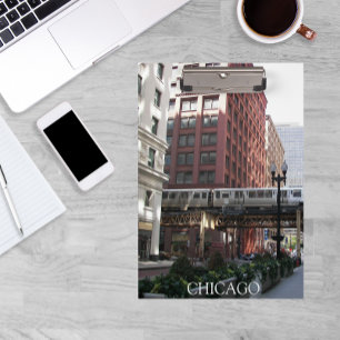 Porte-bloc Train à boucle élevé de Chicago