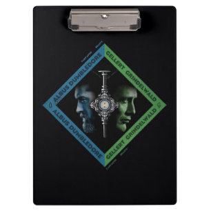 Porte-bloc Tranche sanguine Dumbledore & Grindlewald Graphiqu