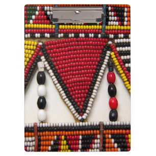 Porte-bloc Travail de perles tribal Maasaï