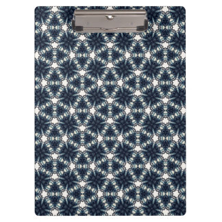 Porte-bloc Treillis Fleur de Neige Indigo