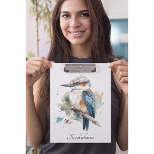 Porte-bloc True Blue Kookaburra, personnalisé