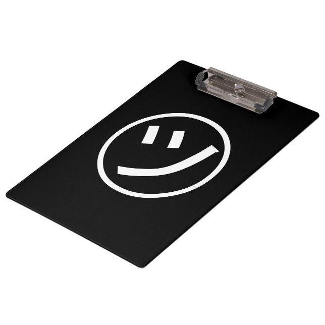 Porte-bloc ㋡ Tsu Kana Katakana Smiling Emoji / Emoticon (Incliné)