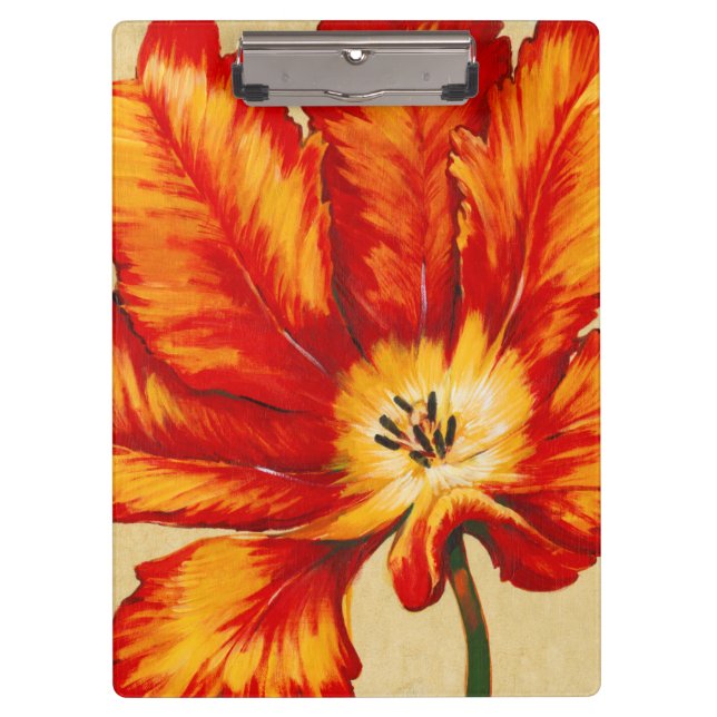 Porte-bloc Tulipe de perroquet II (Devant)