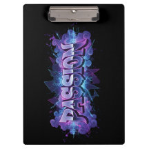 Typographie Cyberpunk Passion – Mot Moderne Vibran