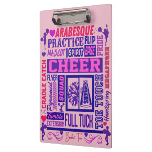 Porte-bloc Typographie violette des filles