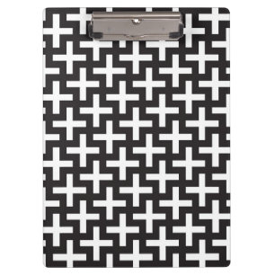 Porte-bloc Un b&w modèle fait avec "plus" le signe