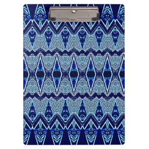 Porte-bloc Un porte - bloc motif classique à la texture bleue