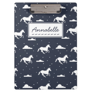 Porte-bloc Unicorn Midnight Sky Motif personnalisé