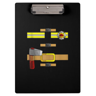 Porte-bloc Uniforme de firefighter Funny DIY Halloween