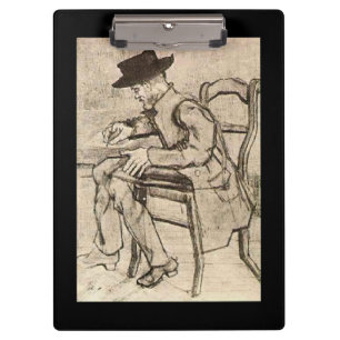 Porte-bloc Van Gogh - Homme Écrivant, Face À Gauche,