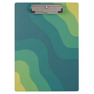 Porte-bloc Vert jaune abstrait pour une humeur positive