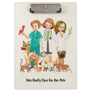 Porte-bloc Veterinarian People