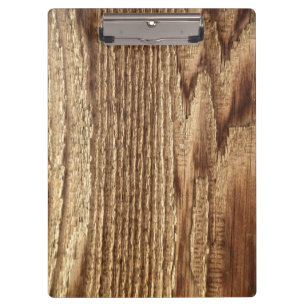 Porte-bloc Vieux Cipboard en bois porté