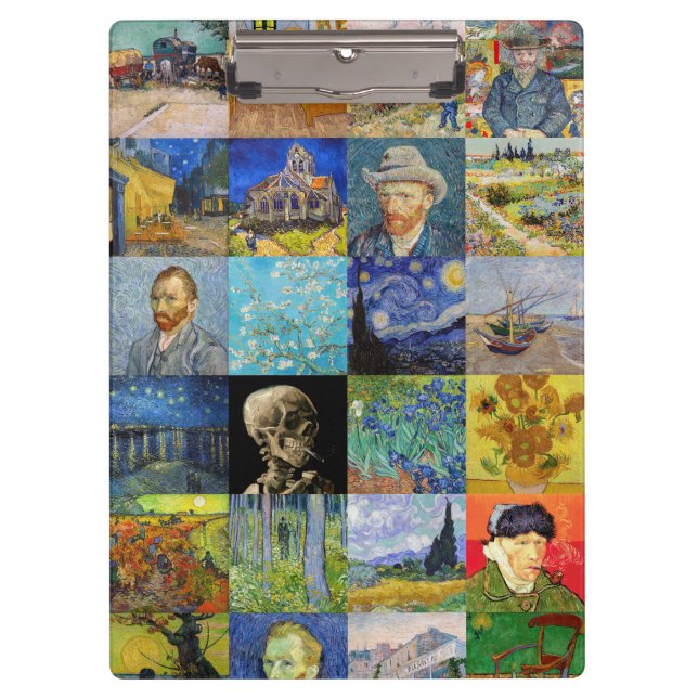 Porte-bloc Vincent van Gogh - chefs-d'oeuvre Mosaic Patchwork (Devant)