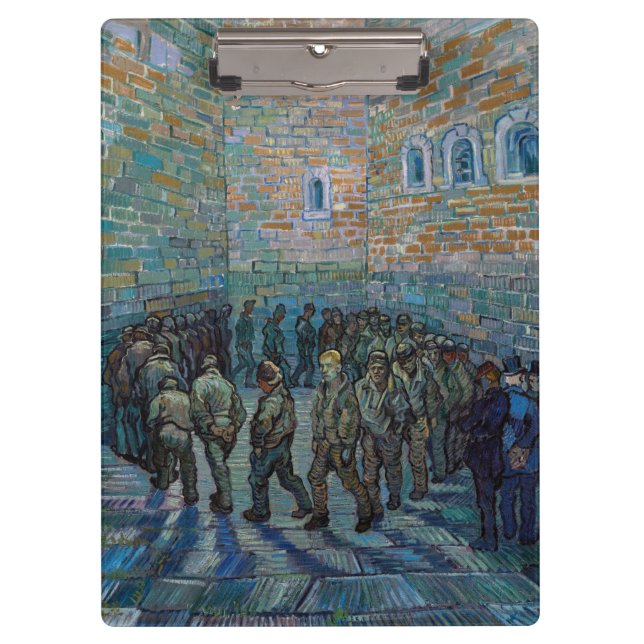 Porte-bloc Vincent van Gogh - La cour de la prison (Devant)