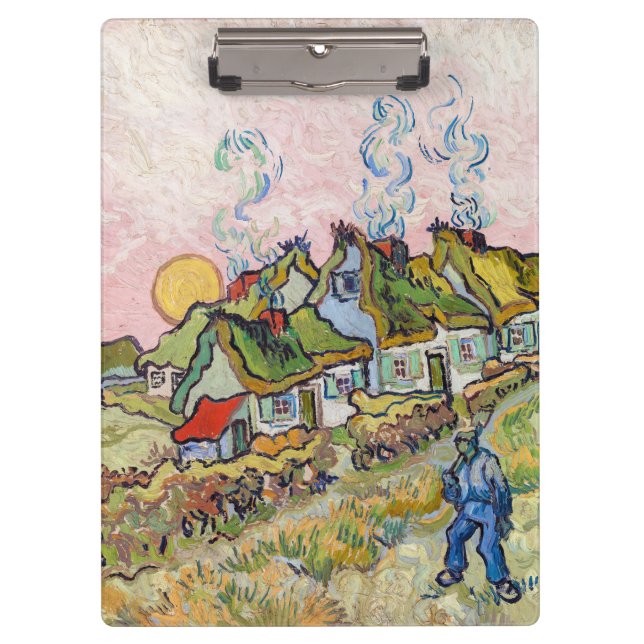 Porte-bloc Vincent van Gogh - Maisons et figure (Devant)
