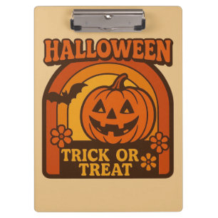 Porte-bloc Vintage 1970 Trick or Treat Halloween