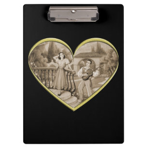 Porte-bloc Vintage couple Romance, homme et femme amour
