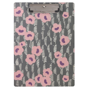 Porte-bloc Vintage René Crevel Art Déco Fleurs Roses Français