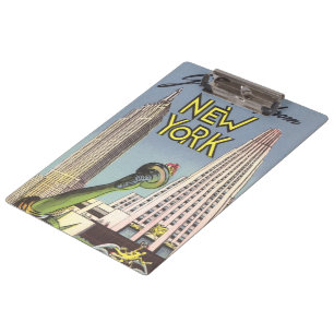 Porte-bloc Vintage voyage, Célèbre ville de New York