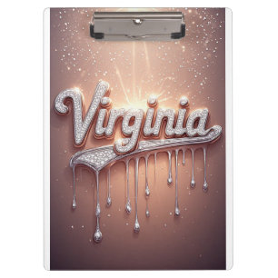 Porte-bloc 🌸Virginia Rose Gold métallisé qui coule pour les