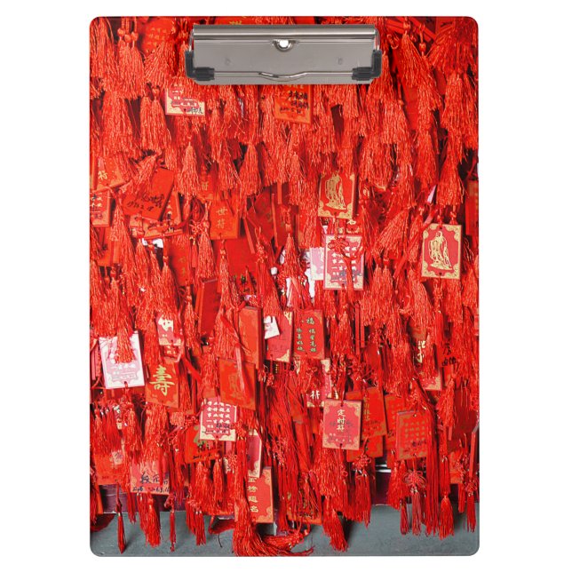 Porte-bloc Voeux rouges (Devant)