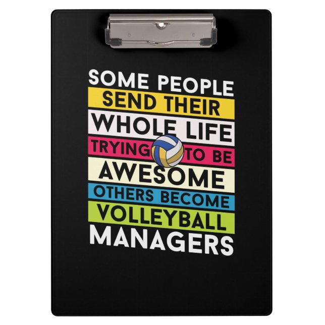 Porte-bloc Volleyball Player | Volleyball Managers (Devant)