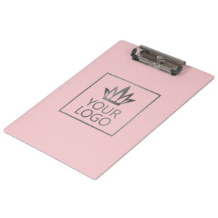 Porte-bloc Votre logo sur un Arrière - plan couleur