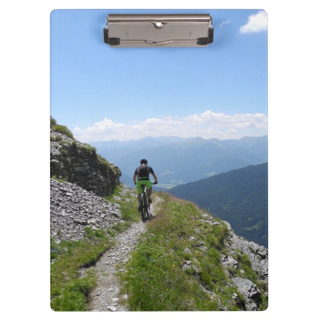 Porte-bloc VTT à la campagne (Devant)