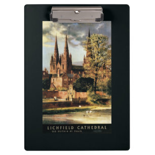 Porte-bloc Vue de cathédrale de Lichfield