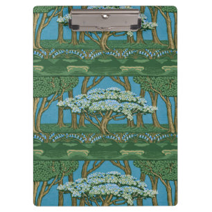 Porte-bloc Walter Crane Papier peint vintage forêt de l'arbre