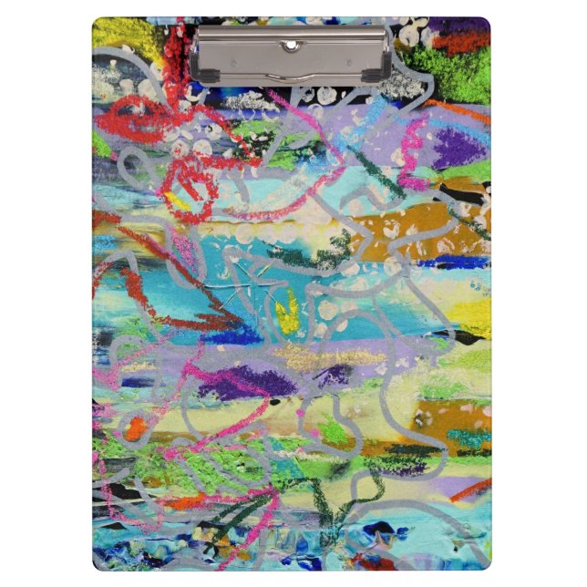 Porte-bloc Warm Layers by Lydia's Art Sangria (Devant)