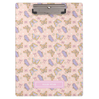 Porte-bloc Whimsical Butterfly Girl Personnalisée