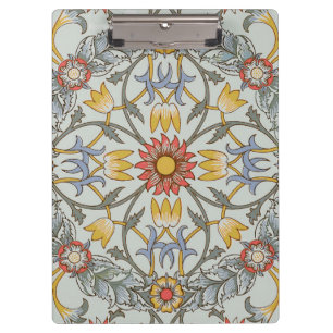Porte-bloc William Morris Floral Circle Flower Illustration