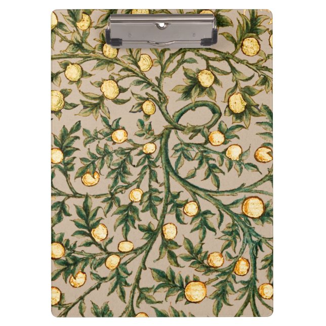 Porte-bloc William Morris Fruit Floral Jardin Fleur Classique (Devant)