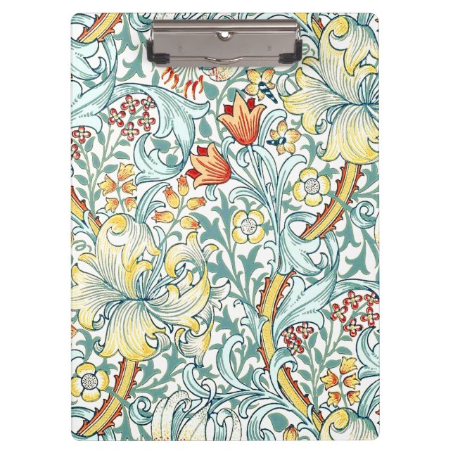 Porte-bloc William Morris Golden Lily modèle floral (Devant)