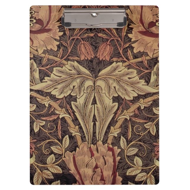 Porte-bloc William Morris Honeysuckle Classic English Art (Devant)