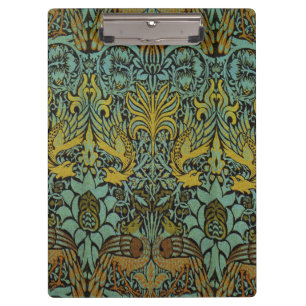 Porte-bloc William Morris Peacock Dragon Fond d'écran