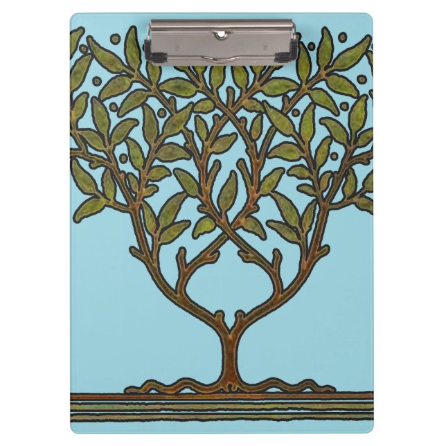 Porte-bloc William Morris Tree Frieze Fond d'écran floral (Devant)
