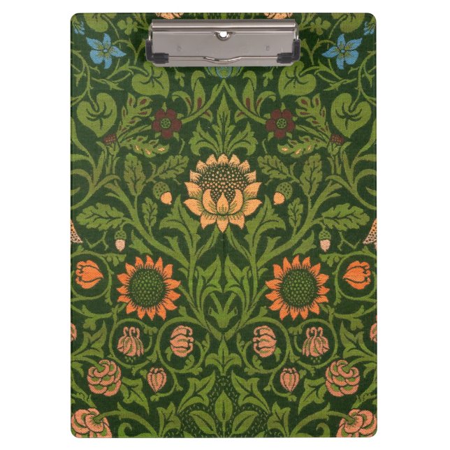 Porte-bloc William Morris Violet et Columbine Art Rug (Devant)
