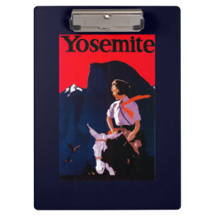 Porte-bloc Yosemite PosterYosemite vintage, CA