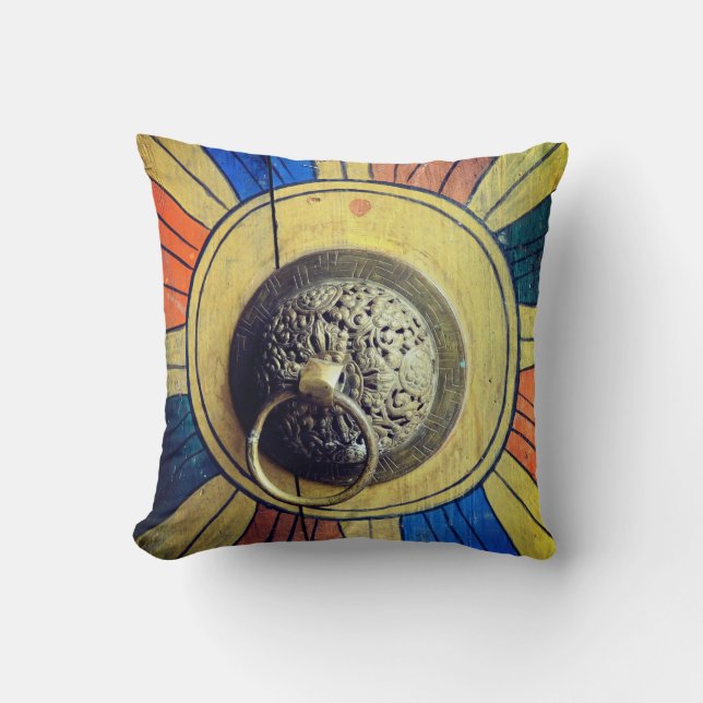 Porte bouddhiste coussin (Recto)