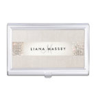 Consultant en beauté Chic Monogramme et nom Sequin