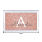 Parties scintillant rose Rose or et Monogramme éti