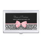 Véritable ruban rose de zèbre d'impression de