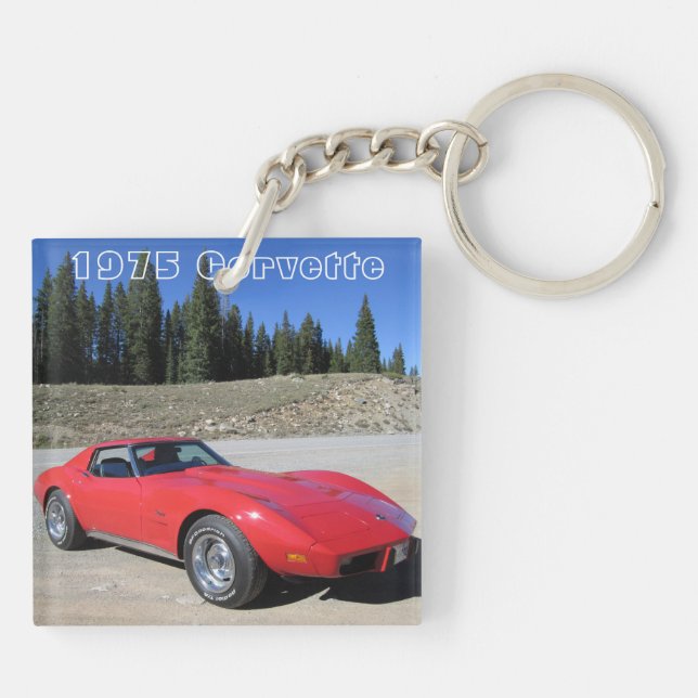 Porte - clé 1975 double face de Corvette (Dos)