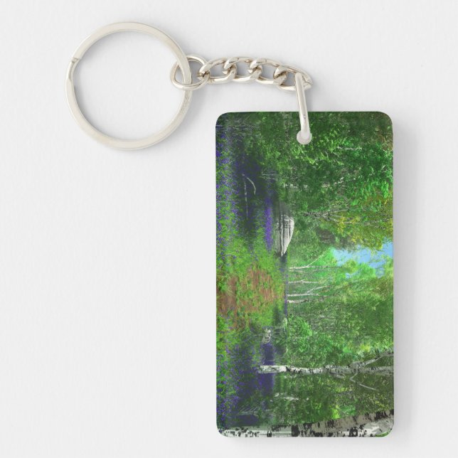 Porte - clé Acrylique Bluebell Light (Devant)