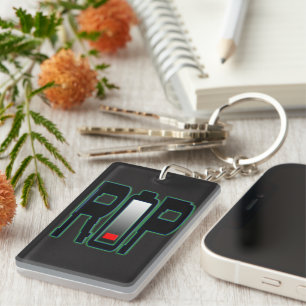 PORTE - CLÉ acrylique de batterie RIP