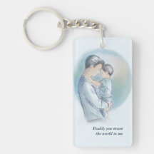 Porte - clé acrylique de la fête du Père